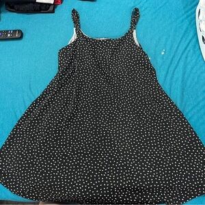 LuLaRoe Black and White Polka Dot Top